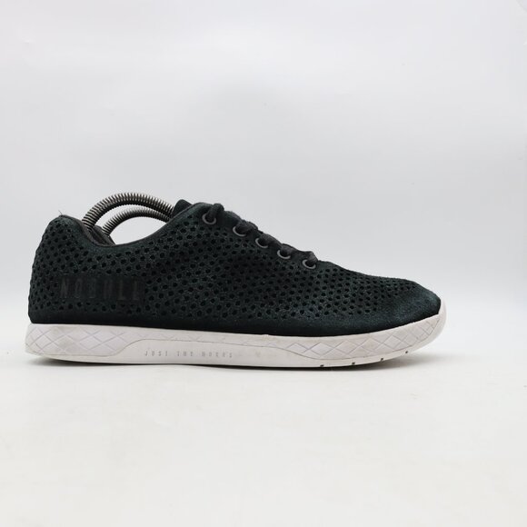 NOBULL Suede Trainer Crossfit Sneakers Women's 11.5 Men's 10 Black Breathable - Picture 1 of 9